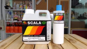 สกาลา กาวยึดผ้า(กาวทาโต๊ะ) Scala fabric stick สำหรับยึดผ้าไม่ให้ขยับขณะสกรีน